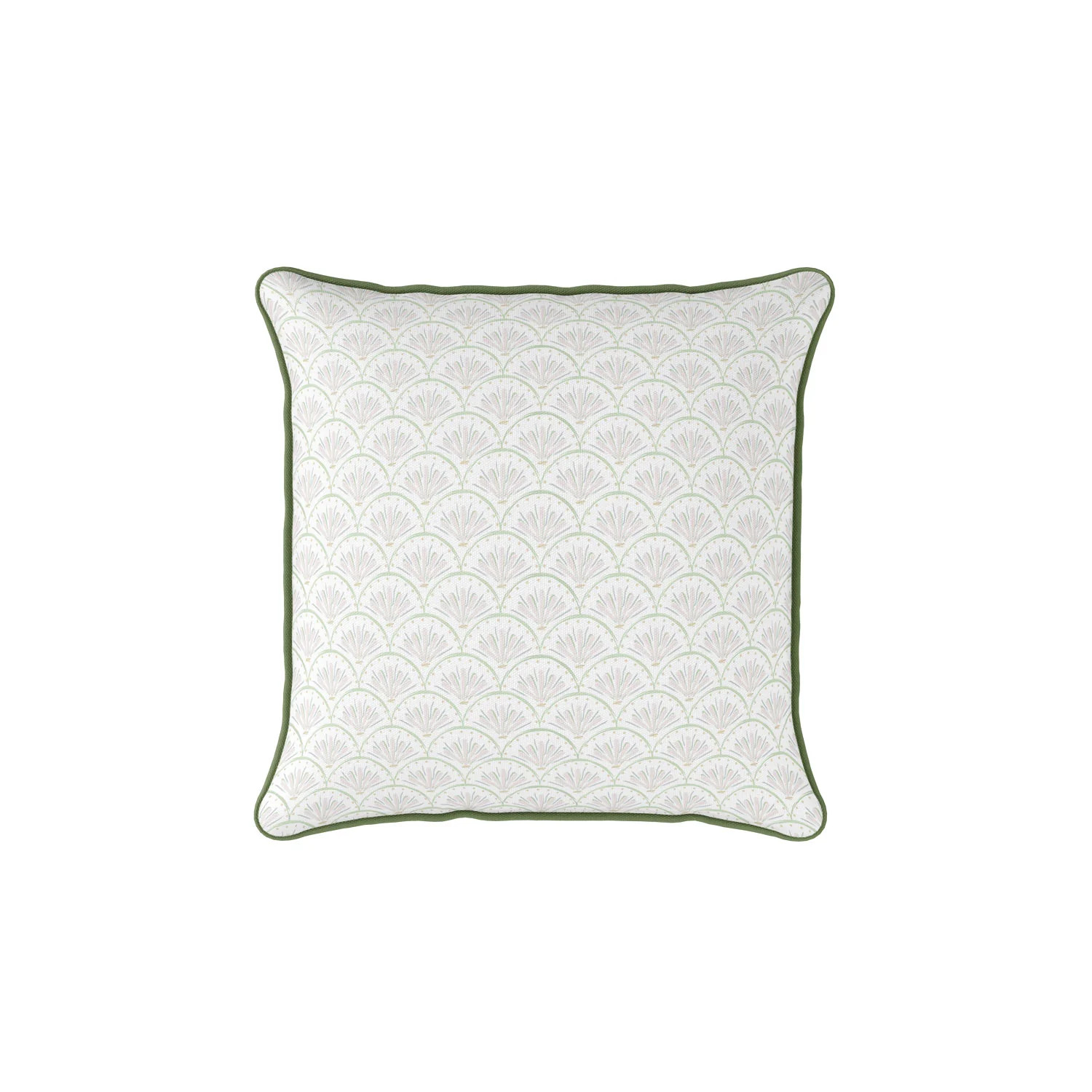 Cielle Home | Pink Fan Motifs Custom Throw Pillow | Cielle Home