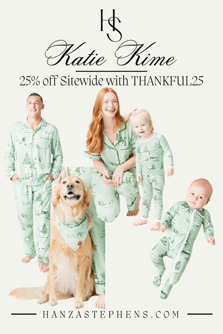Katie Kime Christmas pajamas for the whole family 25% off!

#LTKCyberWeek
