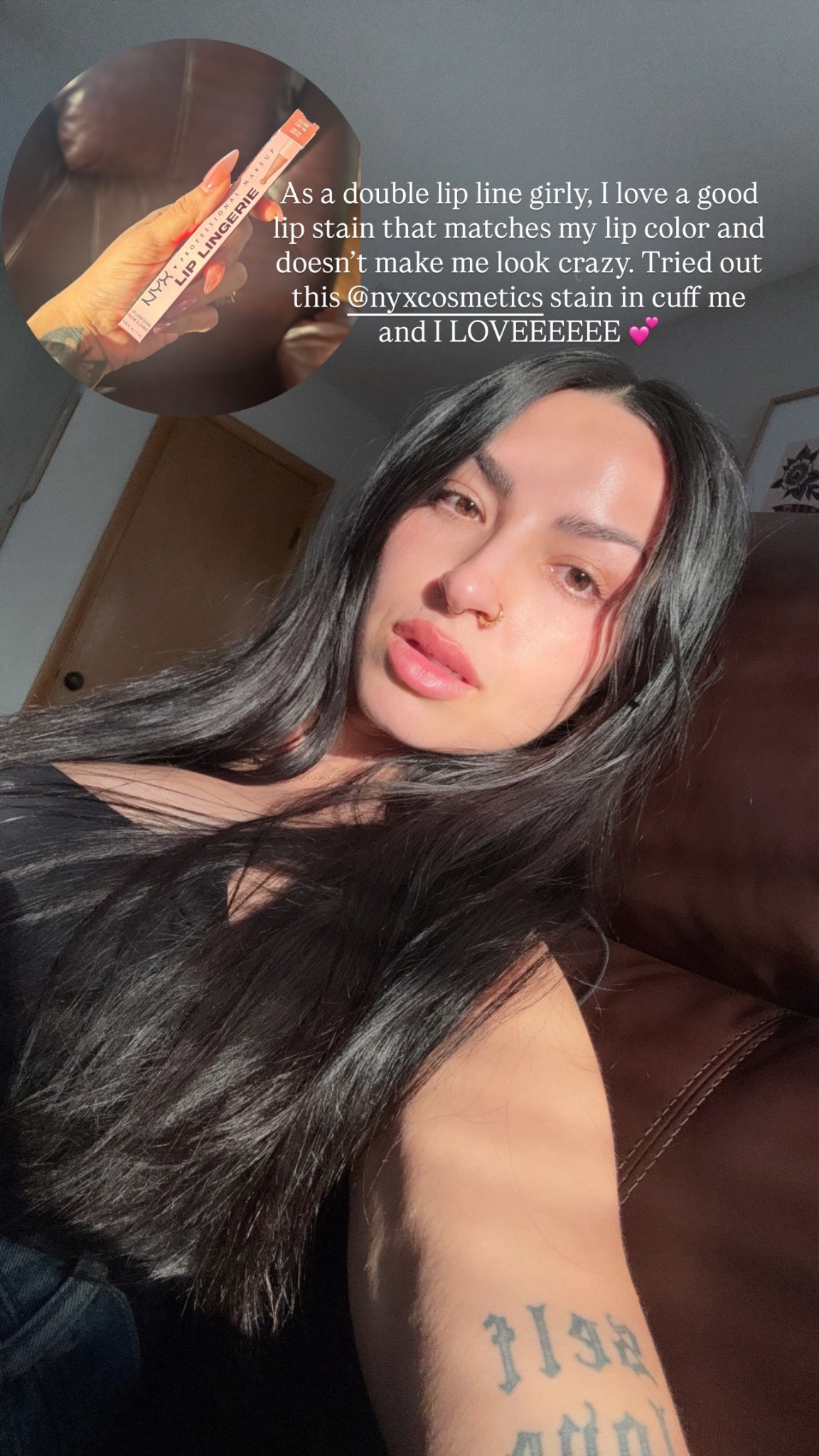 As a double lip line girly, I love a good lip stain that matches my lip color and doesn’t make me look crazy. Tried out this @nyxcosmetics stain in cuff me and I LOVEEEEEE 💕 

#LTKmomlife #LTKgrwm