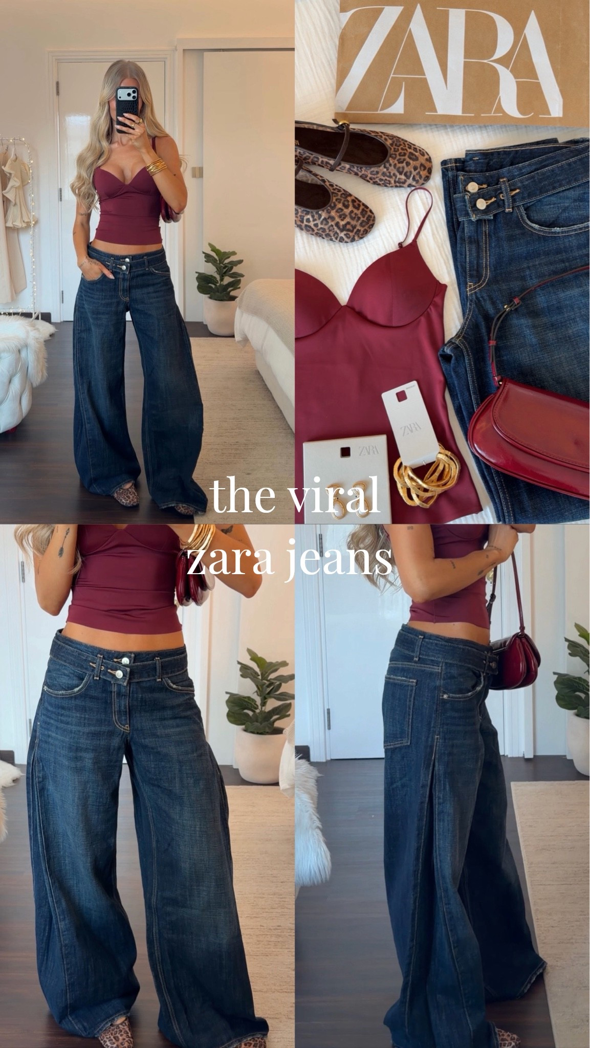 Wearing size EU34 in the jeans and I’m 1,70m tall. The jeans comes big so definitely size down one side at least 🙌🏻✨👖 top im wearing in size S, it has adjustable straps and pads already in it- so perfect !

#LTKFashionMonth #LTKautumn #LTKstyletip