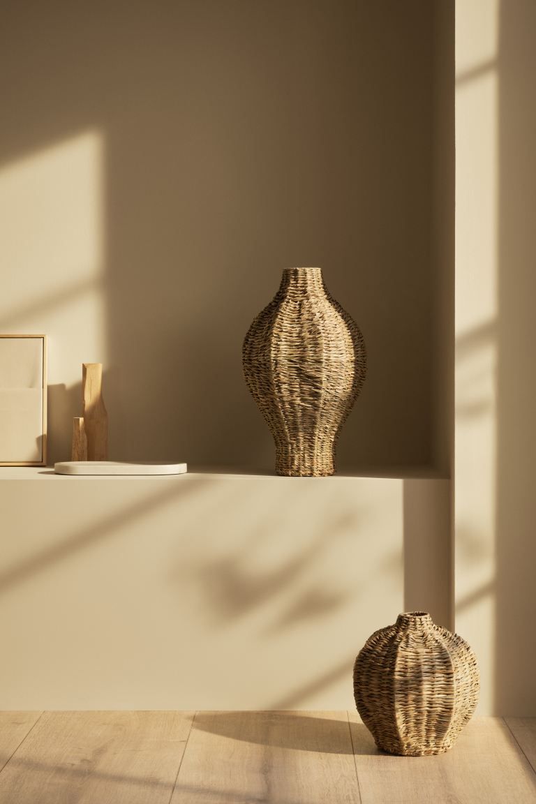 Large Handmade Seagrass Vase | H&M (US + CA)