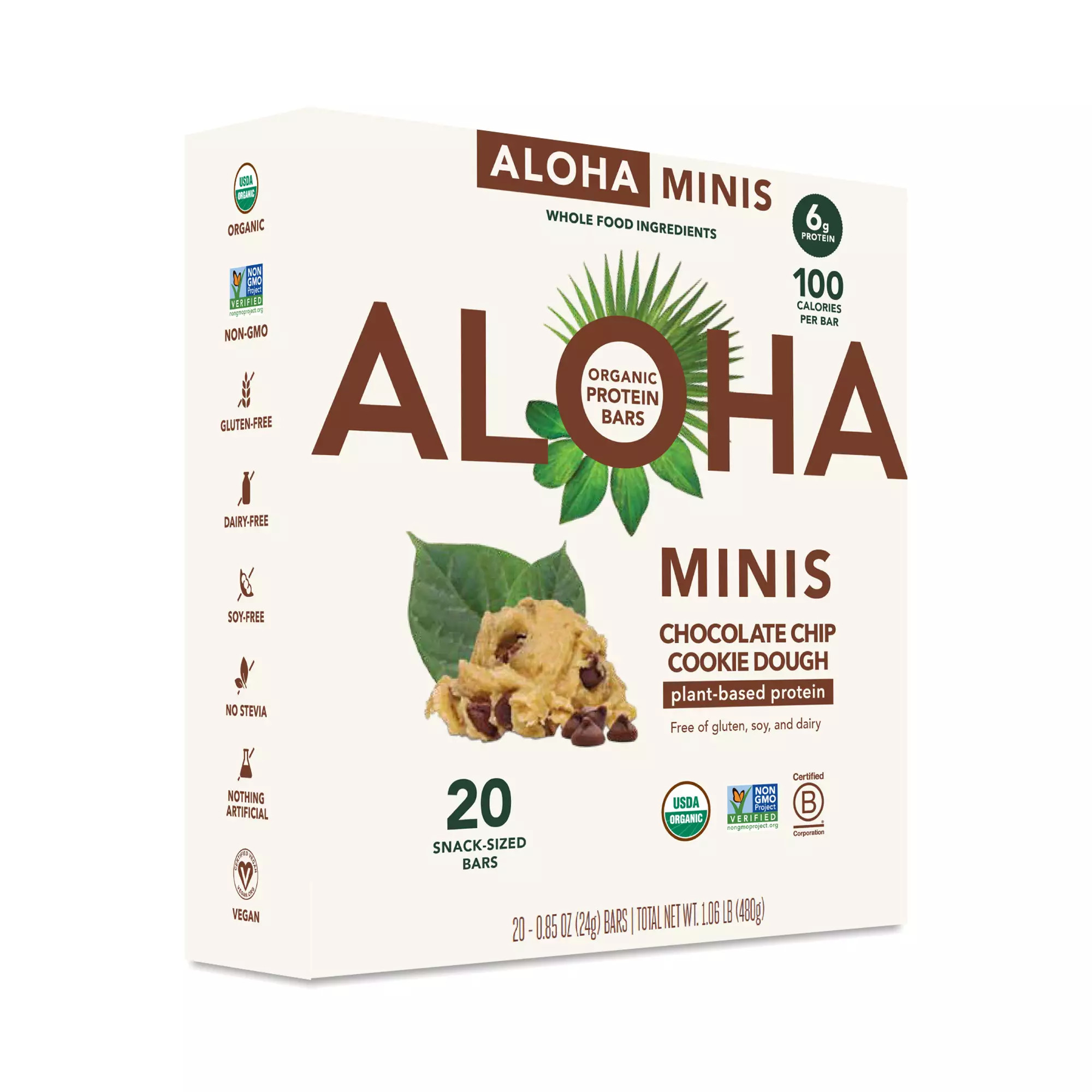 Mini Protein Bar, Chocolate Chip Cookie Dough | Thrive Market