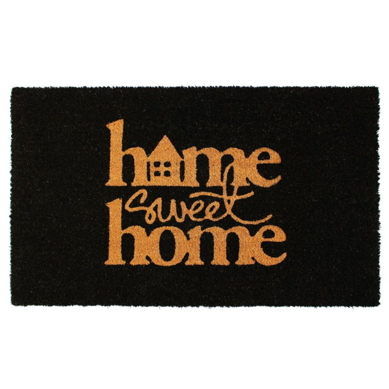 Rugsmith Transitional Text Welcome Personalizable Off-White Coir Indoor, Outdoor Doormat, 2' x 3' | Walmart (US)