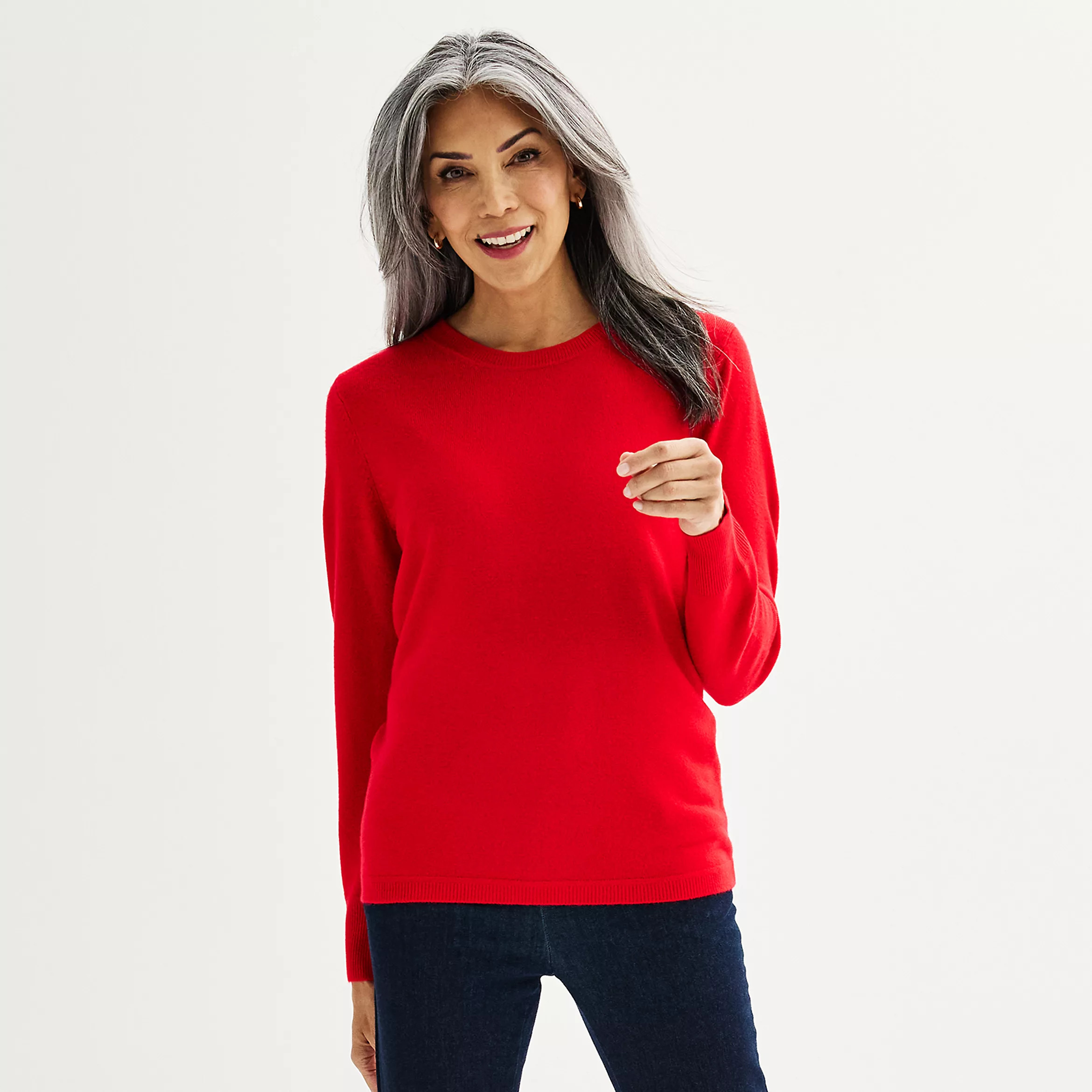 Women's Croft & Barrow® Extra Soft Crewneck Sweater | Kohl's