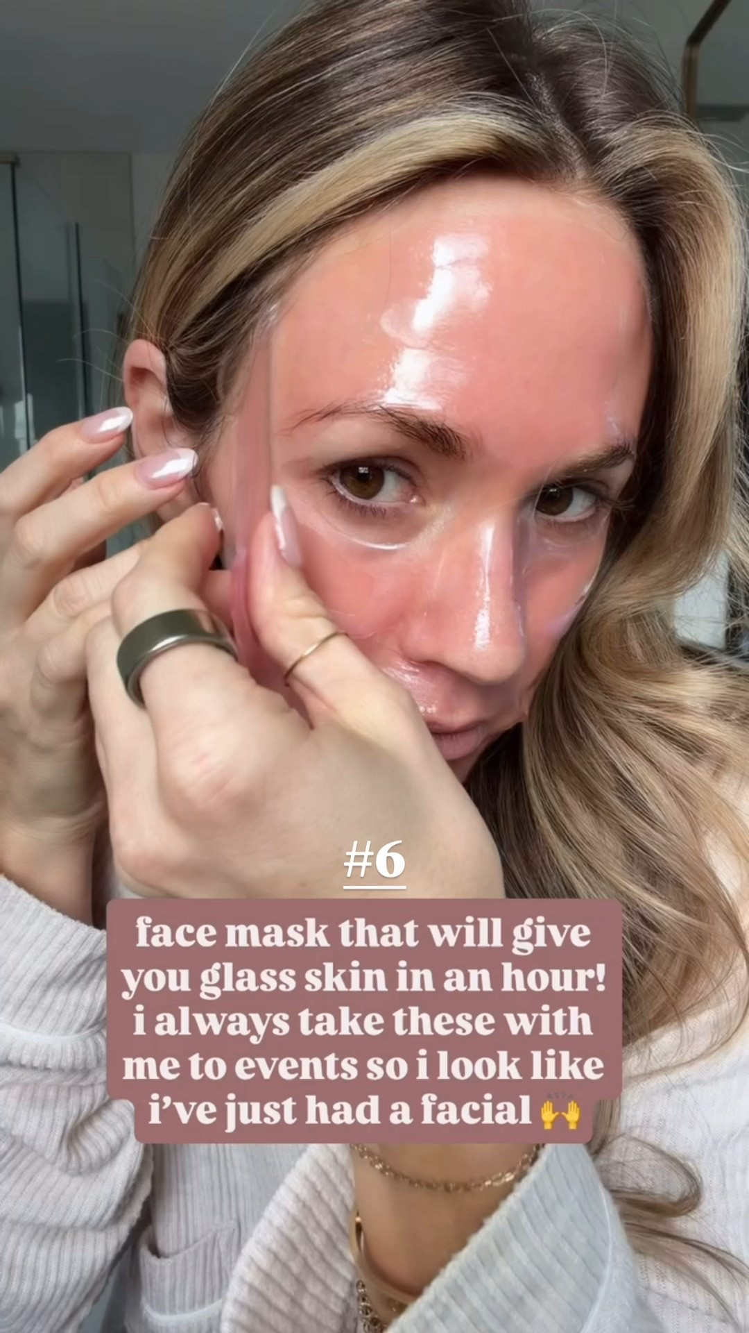 #6 top seller! If you want glass skin in an hour or two just put on this mask and then you’ll look like you’ve had a facial! I always bring this with me when I travel for events  

#LTKselfcare #LTKBeauty #LTKmorningroutine