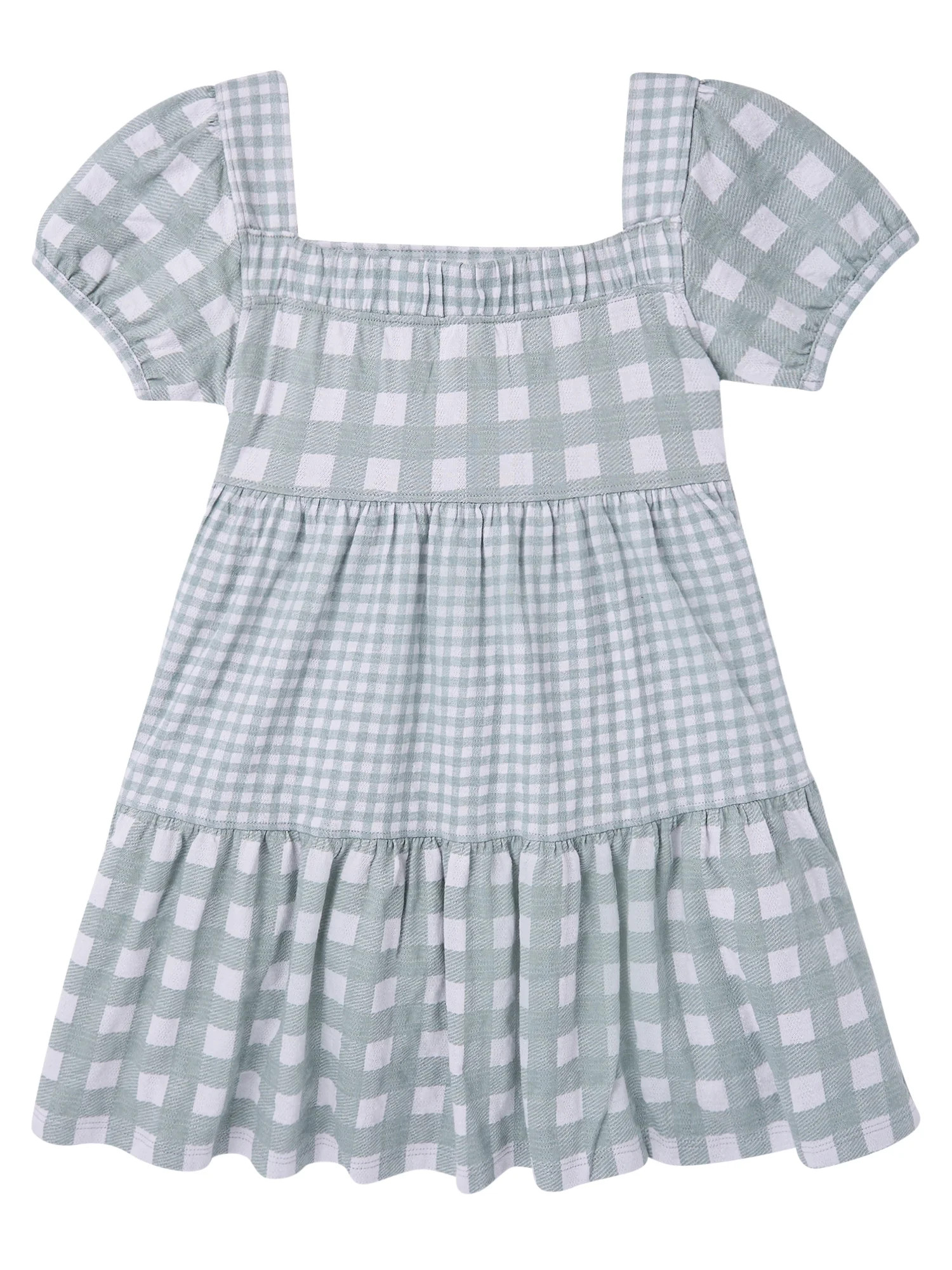 Modern Moments by Gerber Toddler Girl Tiered Dress, Sizes 12 Months - 5T | Walmart (US)