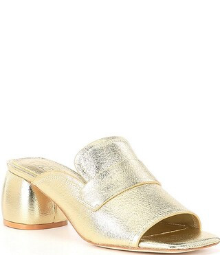 Deltan Baker Leather Block Heel Sandals | Dillard's | Dillard's