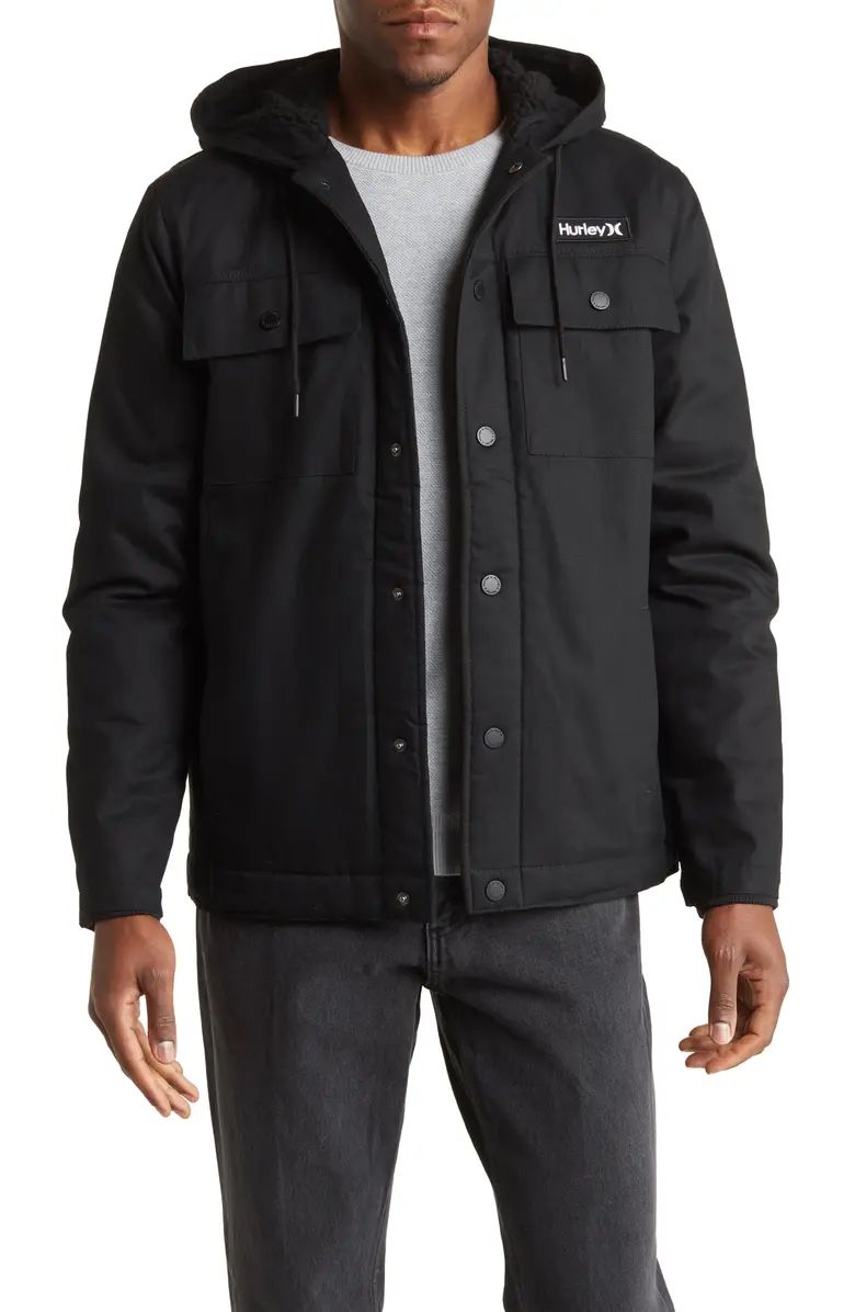 Hurley Charger Faux Shearling Lined Jacket | Nordstromrack | Nordstrom Rack