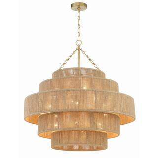 Crystorama Shyla 20 Light Soft Gold Chandelier SHY-10909-SG - The Home Depot | The Home Depot