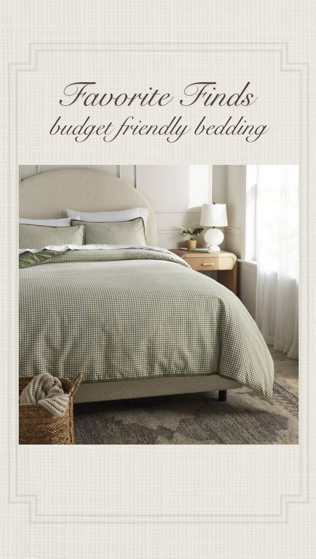 Perfect for a guest room or primary bedroom - this budget friendly, gingham comforter set couldn't be prettier! cottage, modern organic, modern farmhouse, vintage modern #LTKFindsUnder100 #LTKStyleTip

#LTKSeasonal #LTKHome