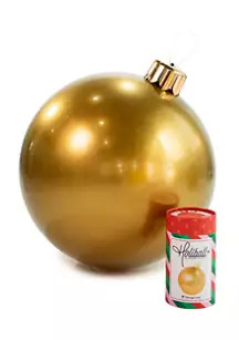 Holiball Vintage Gold Large Inflatable Ornament | Belk