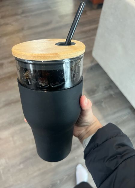 I love this glass tumbler for my daily diet soda! I don’t like drinking out of stainless steel cups so this is PERFECT! Plus it’s under $25!

#LTKhome #LTKfindsunder50