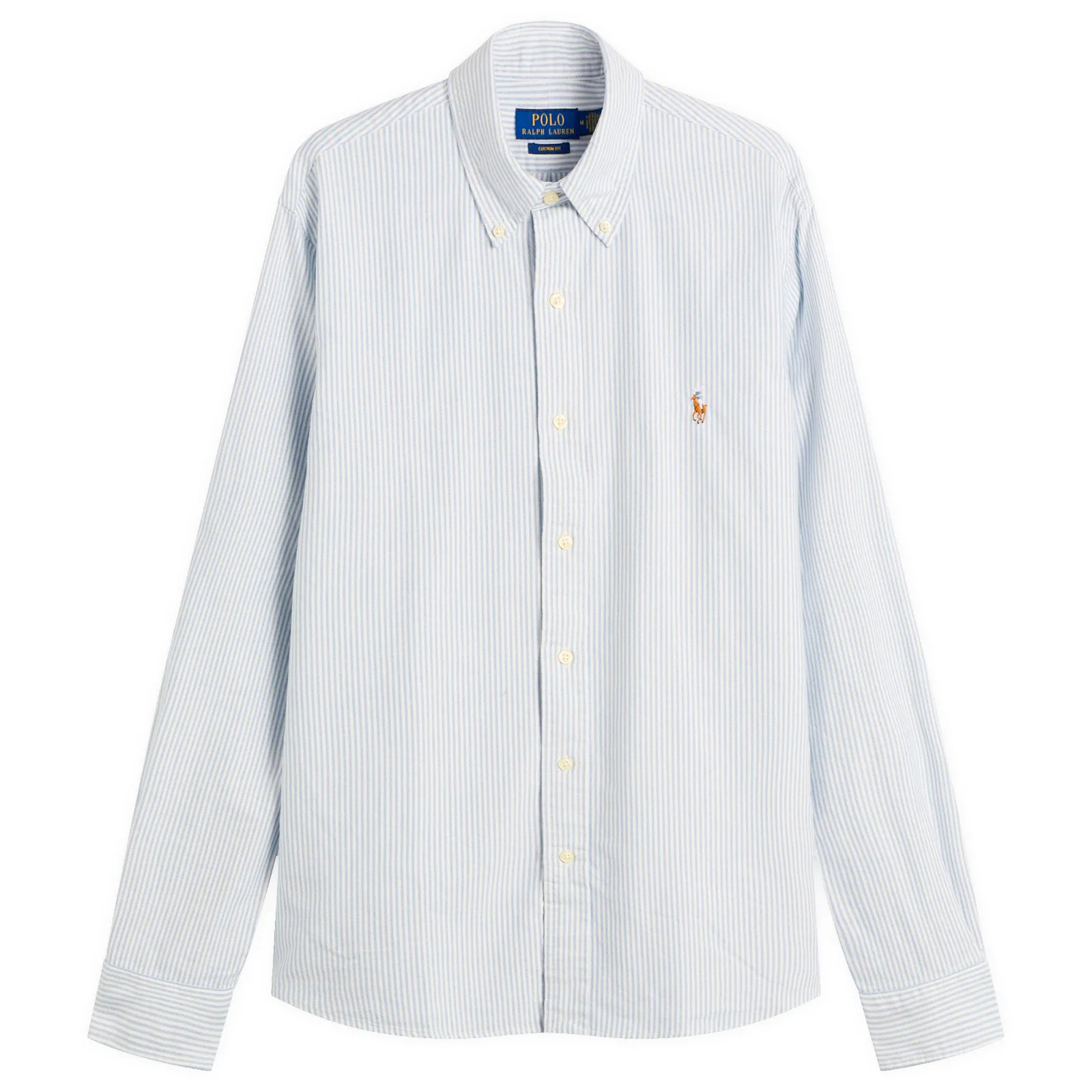 Polo Ralph Lauren Men's Classic BSR Oxford Button Down Shirt in Blue/White Stripe, Size Large | END. Clothing