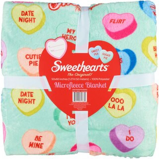 Sweethearts® The Original! Microfleece Blanket, Green, 50 x 60 in | CVS Health