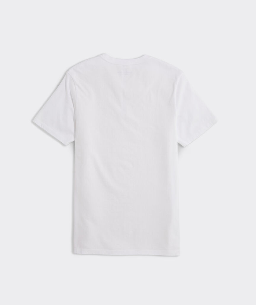 Heritage Wash Vineyard Vines Flag Whale Short-Sleeve Tee | vineyard vines