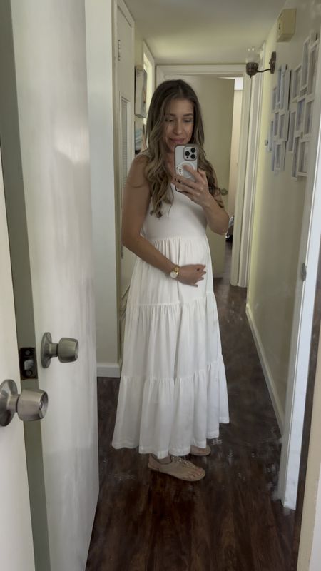 Spring and summer tiered white dress

Available in several colors

Bump friendly outfits, maternity photo outfits, pregnancy announcement dress, women’s white dress, summer dresses, women’s capsule wardrobe, baby shower dresses, wedding guest dress, maxi dresses, Amazon wardrobe, neutral wardrobe 

#LTKfindsunder50 #LTKstyletip #LTKbump