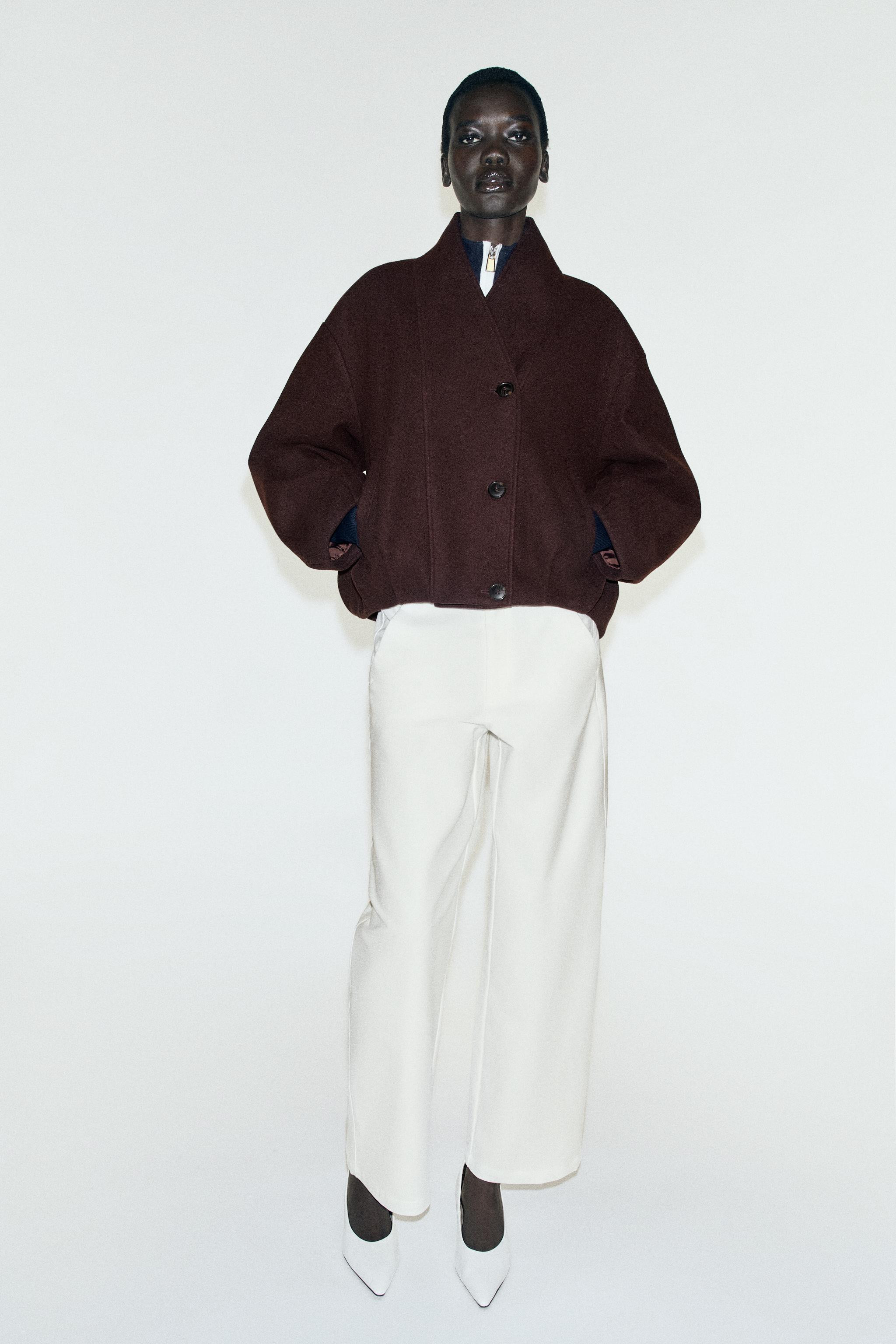 SOFT DOUBLE-BREASTED JACKET | Zara UK
