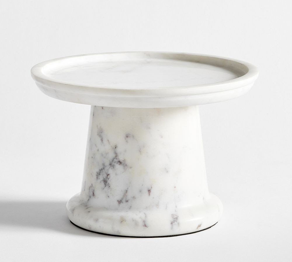 White Marble Drink Dispenser Stand | Pottery Barn CA