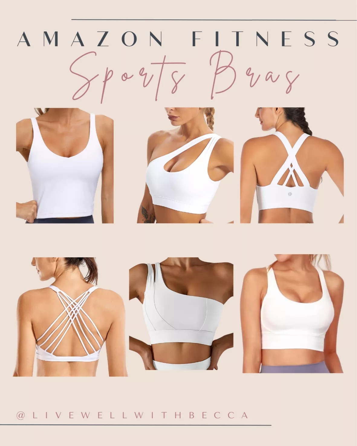 Grace Form Strappy Sports Bra for Women Padded High Impact Push Up