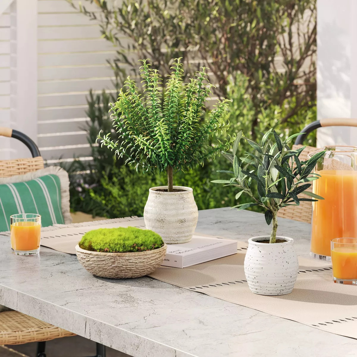 12" Olive Artificial Plant - Threshold™ designed with Studio McGee | Target