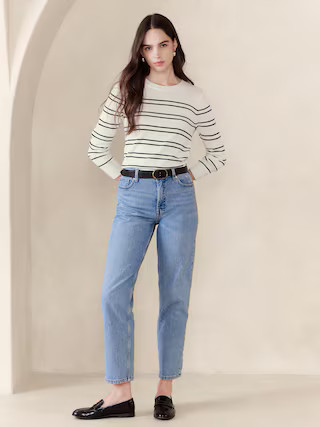 Striped Forever Sweater | Banana Republic Factory