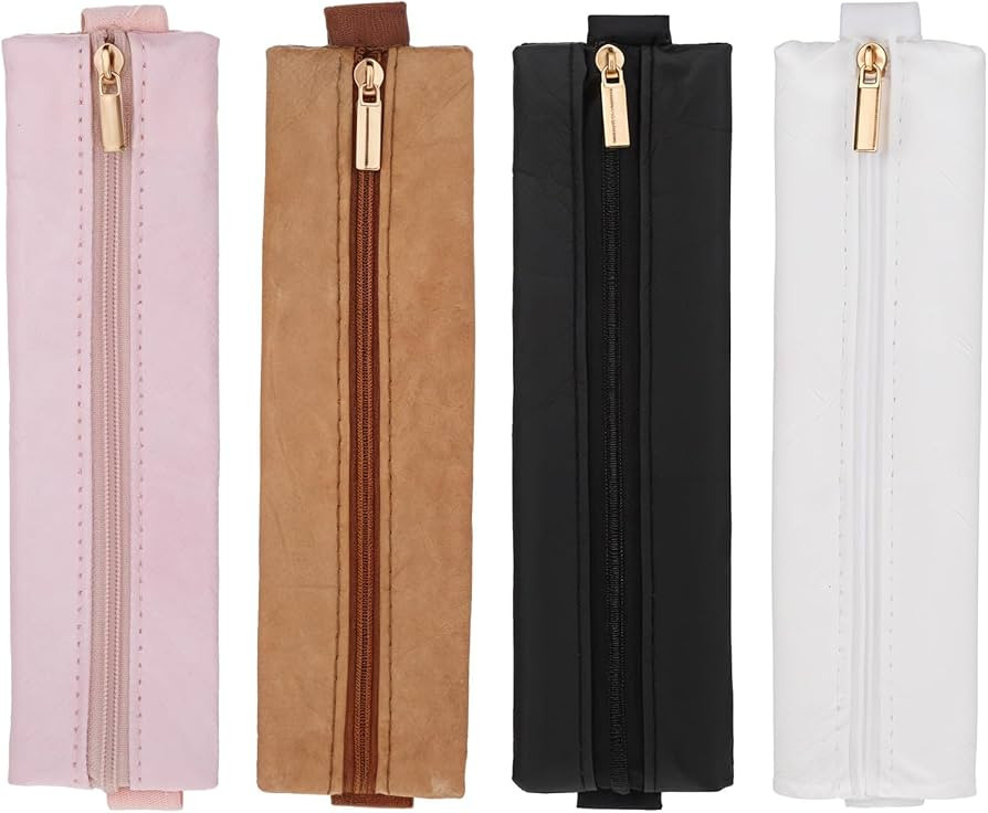 TIESOME 4PCS Elastic Pen Holder for Notebook, 4 Colors PU Leather Adjustable Pen Sleeve Pouch Jou... | Amazon (US)
