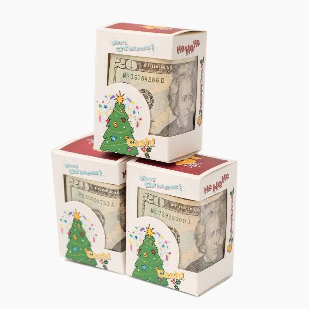 DUNEROLLER Christmas Cash Gift Boxes for Gifting Money | Amazon (US)