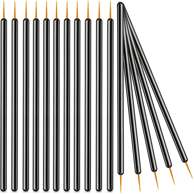 KINGMAS 100 Pack Disposable Eyeliner Brushes Applicator Makeup Eye Liner Wands | Amazon (US)