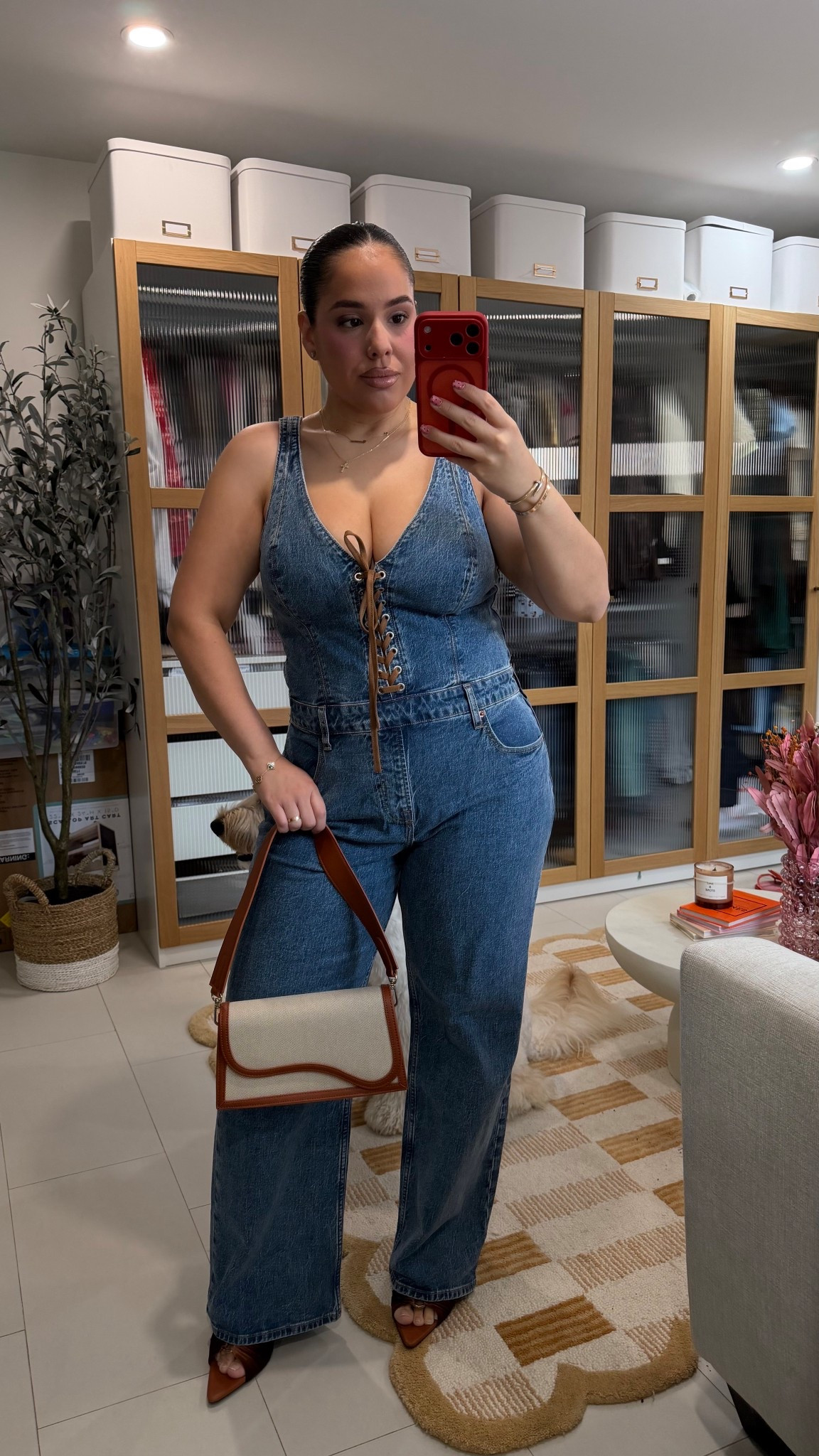 Weekend vibes! Wearing size L in the jumpsuit! 

#LTKootd #LTKgrwm #LTKMidsize