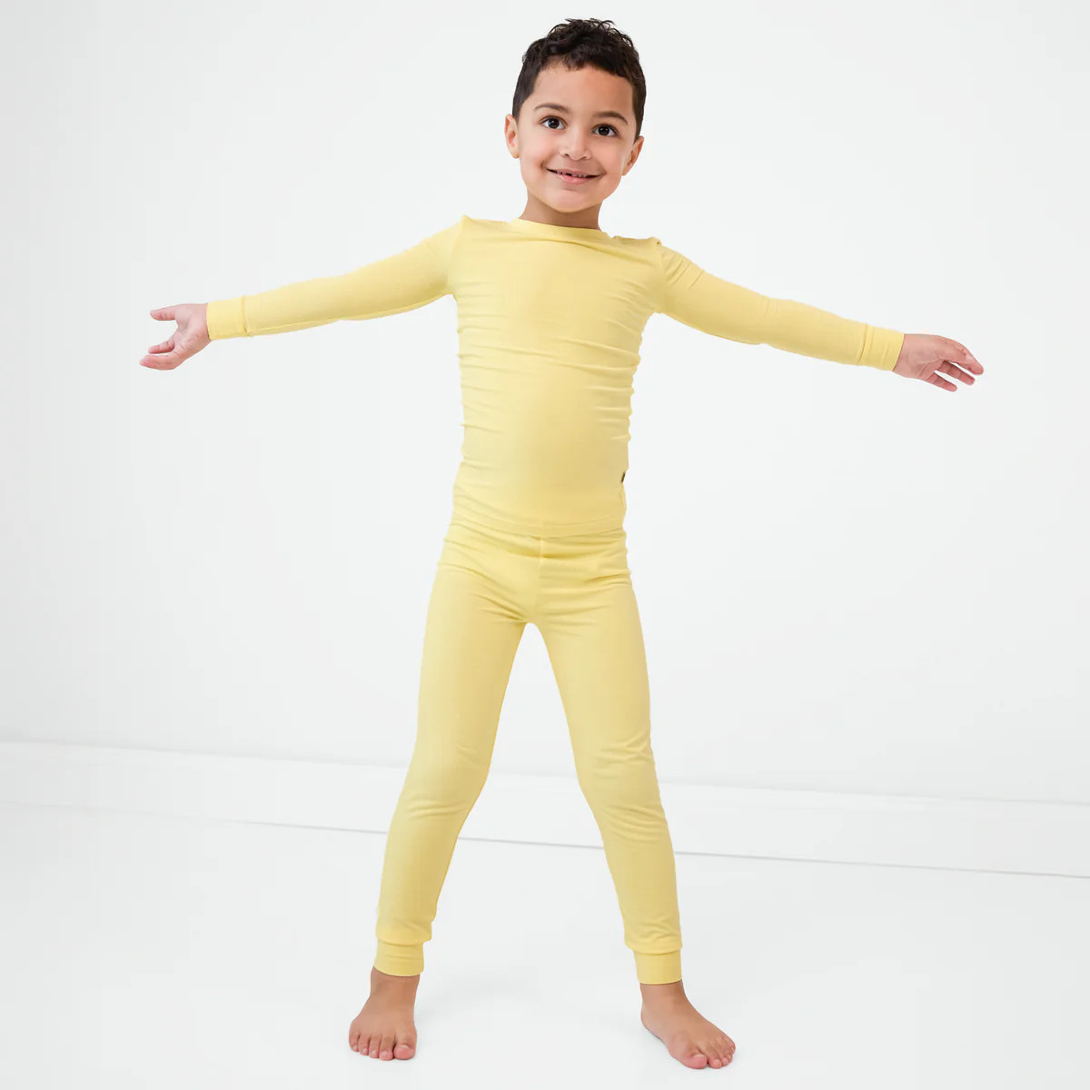 Lemon Twist Two-Piece Pajama Set | Little Sleepies