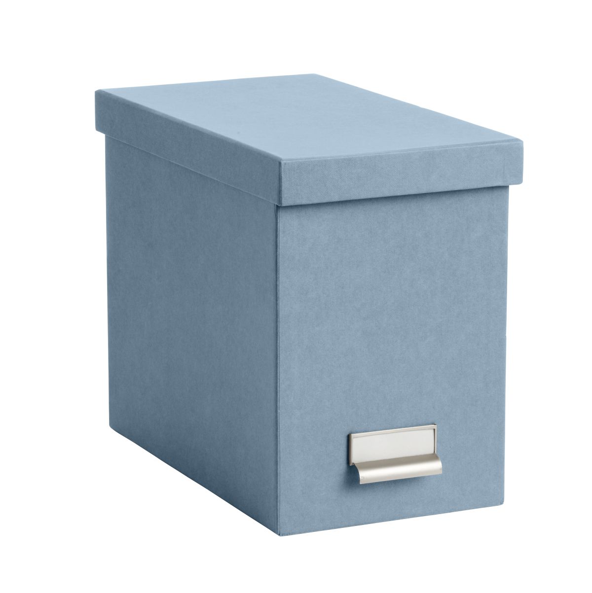 Bigso Stockholm Desktop File Steel Blue | The Container Store