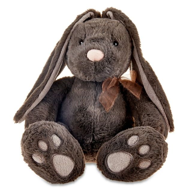 Easter Large Dark Brown Long Ear Bunny Plush, 21 in, by Way To Celebrate | Walmart (US)