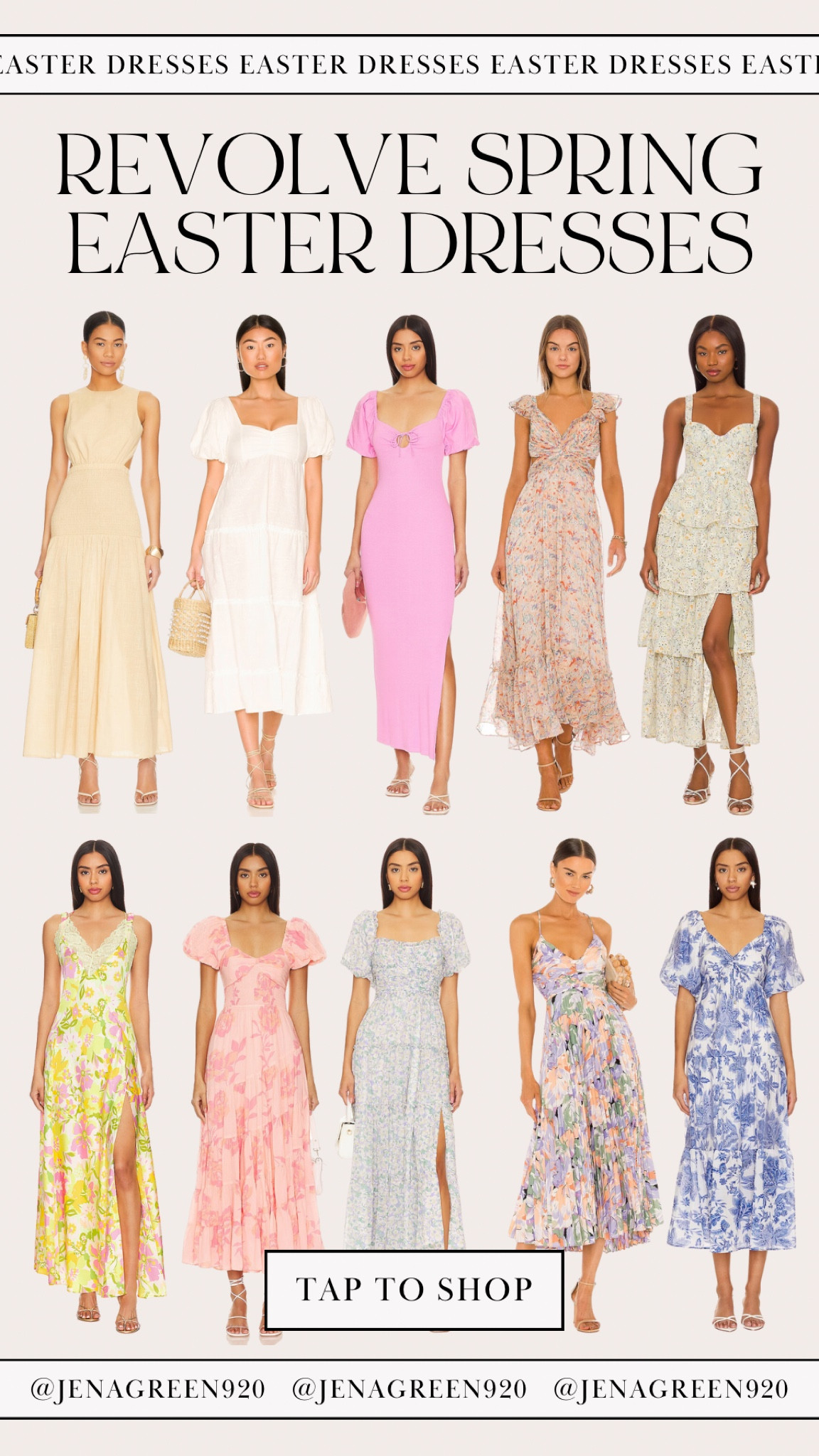 Revolve Easter Dresses | Easter Dress | Easter Outfit | Easter Look | Spring Outfit | Spring Dress

#LTKstyletip #LTKfindsunder100 #LTKSeasonal