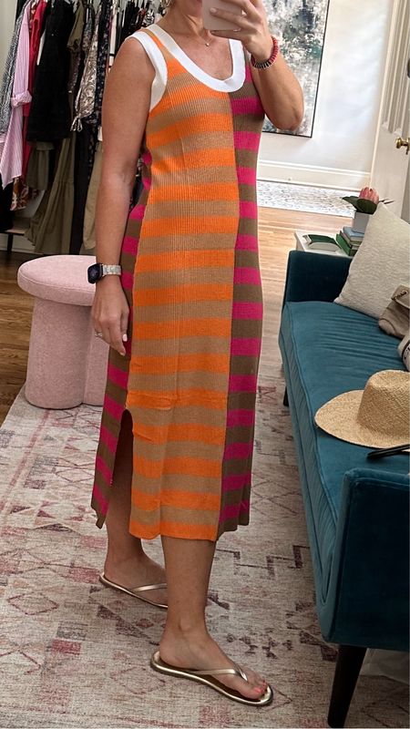 The cutest stripe dress! More colors! Will sell out! 

#LTKStyleTip #LTKFindsUnder50 #LTKOver40