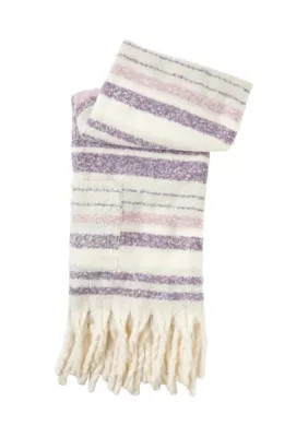 True Craft Women's Striped Blanket Scarf | Belk