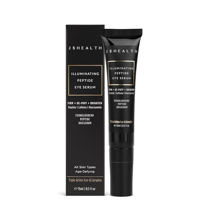 JSHealth Illuminating Peptide Eye Serum. Triple Action Eye-Q Complex with Caffeine, Niacinamide, ... | Amazon (US)