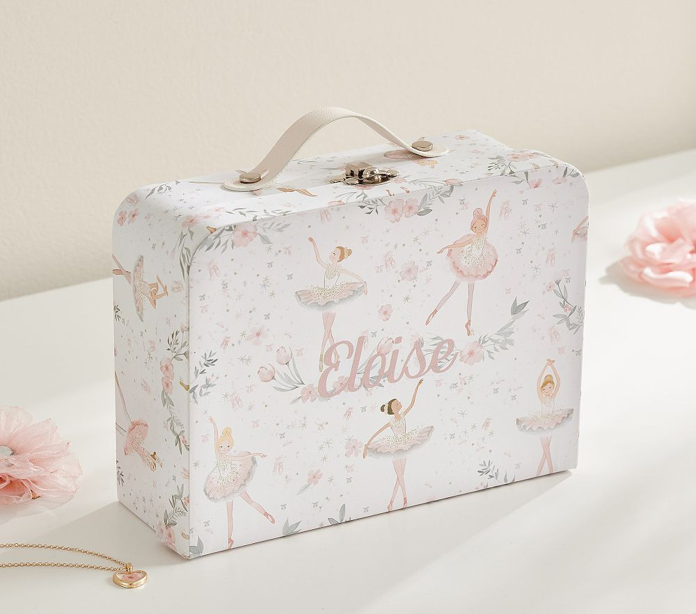 Printed Travel Jewelry Case, Ballerina | Pottery Barn Kids