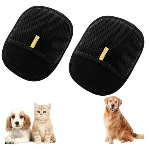 Pet Hair Remover Glove, Pet Hair Removal Glove for Cats & Dogs, 2025 New Upgrade Efficient Grooming Gloves for Pet Hair, 2Pcs Double Sided Grooming Glove, Reusable Pet Hair Remover Glove(2PCS) | Amazon (US)