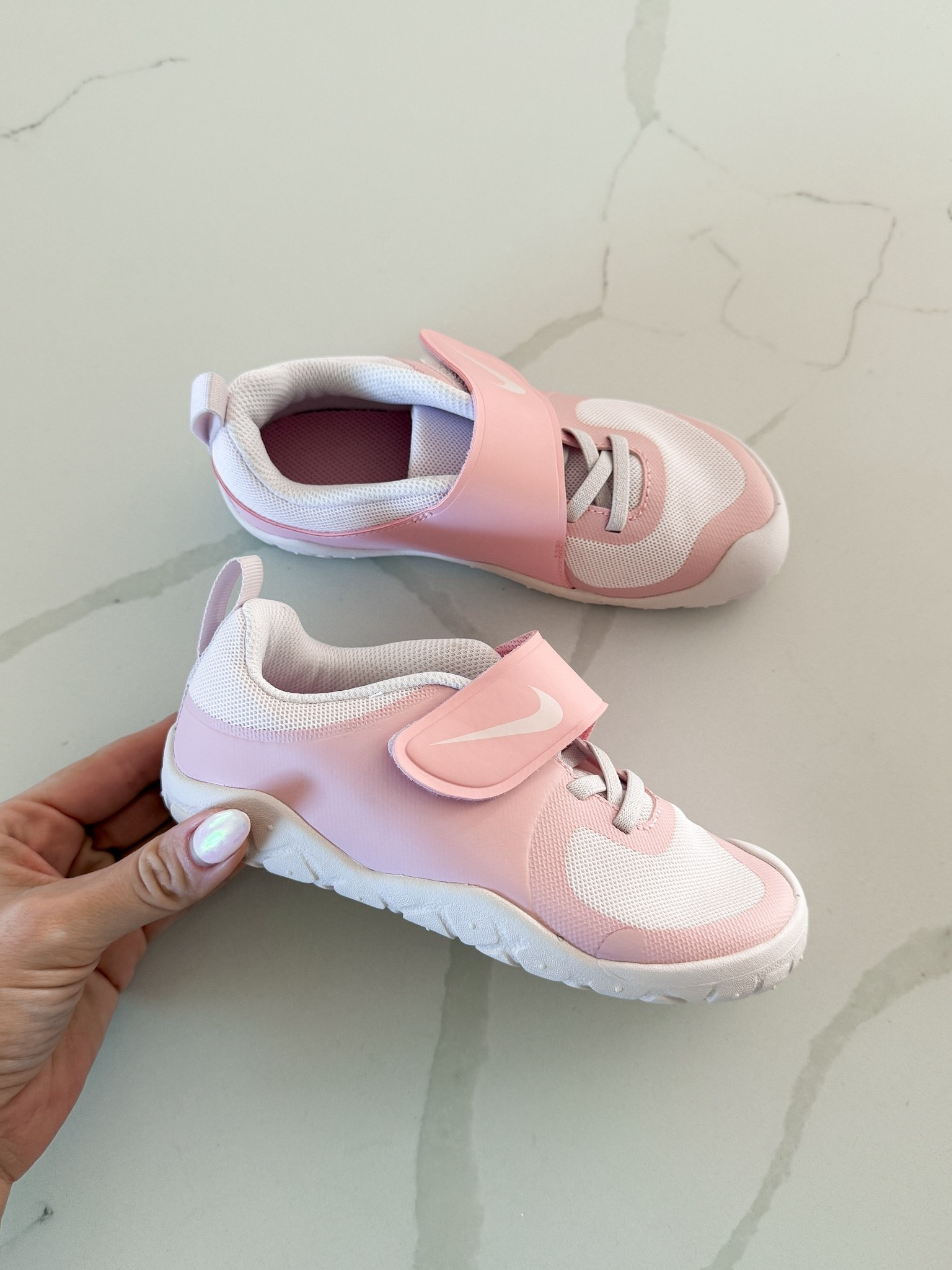 Grabbed the cutest little sneakers for Penelope yesterday. They are soft and pliable but I appreciate the extra toe support!

#LTKKids #LTKmomlife #LTKSpringSale