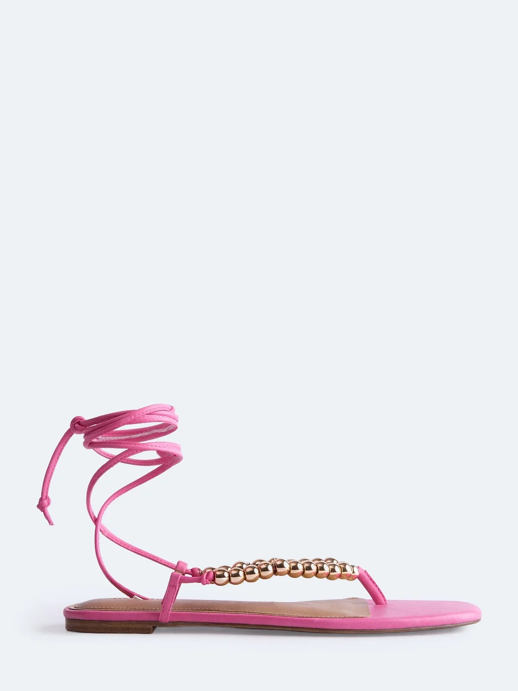Free Assembly Women's Beaded Wrap Sandals | Walmart (US)