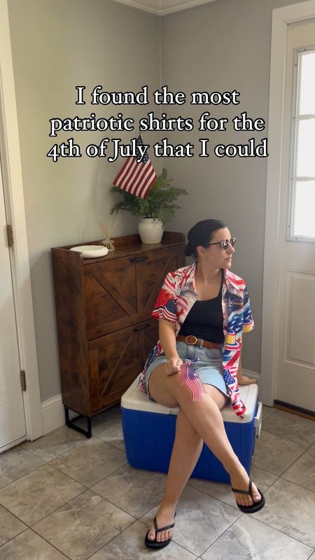The most patriotic shirts I could find for the 4th of July! 

Wearing size S.

4th of July outfit
Summer outfit
Casual outfit
Mom outfit


#LTKSeasonal #LTKParties