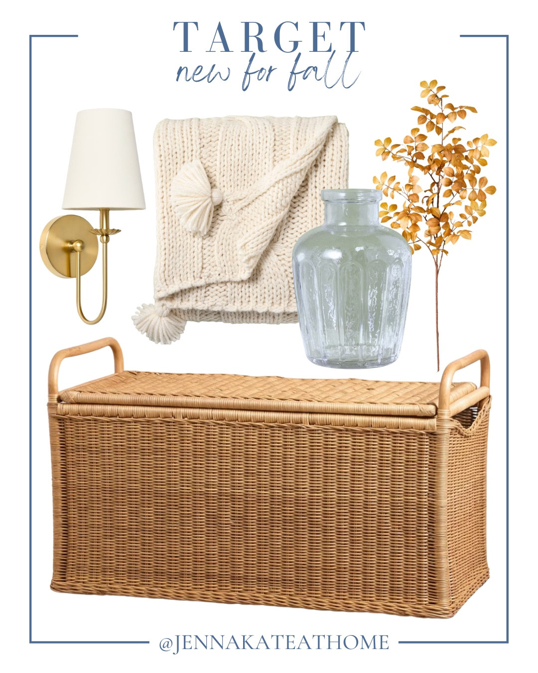 Target coastal home decor includes storage basket, vase, stem, throw blanket, sconce.

Coastal home, looks for less, Target finds, home accents

#LTKHome #LTKSeasonal #LTKSaleAlert