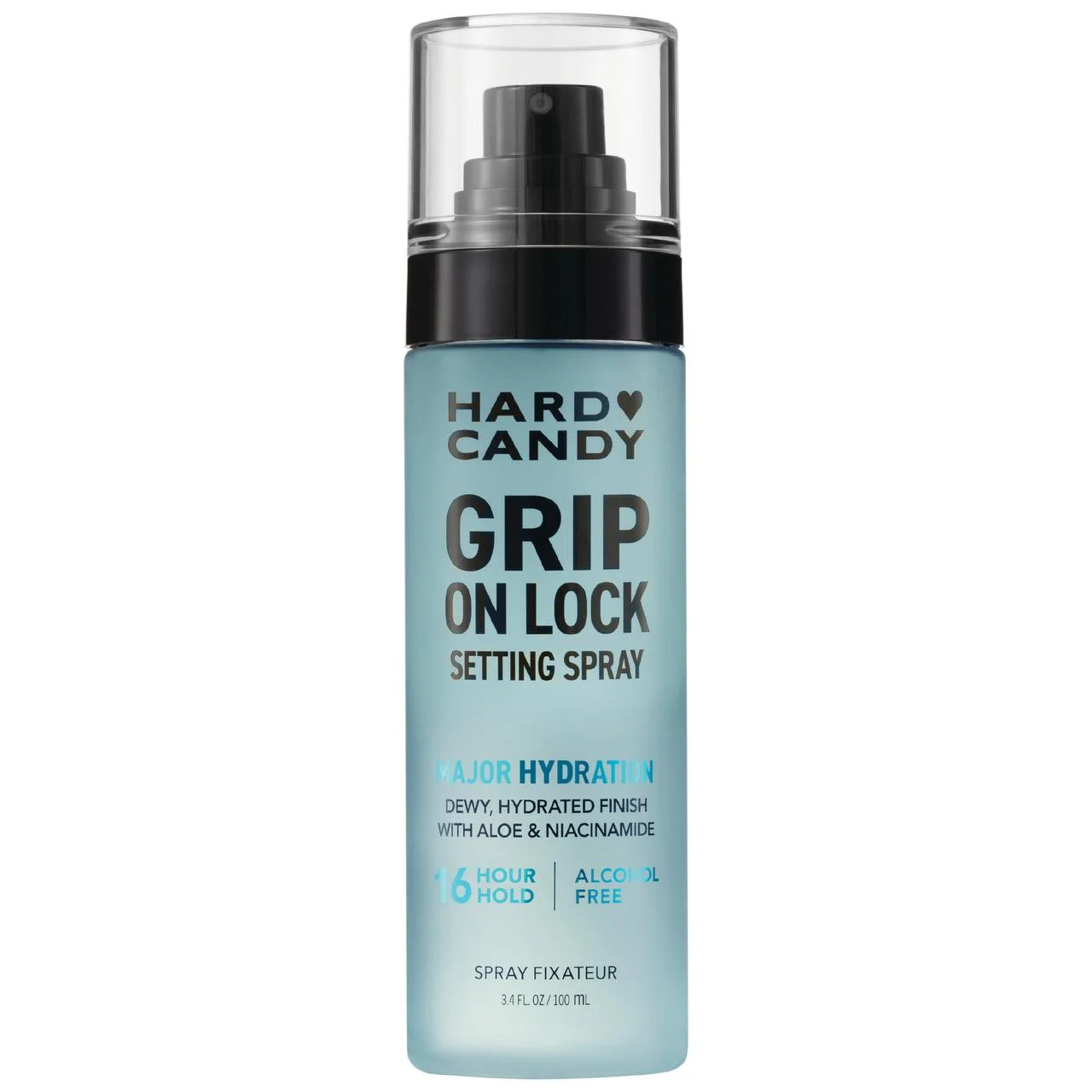 Hard Candy Grip On Lock Setting Spray, Alcohol-Free, 16 Hour Hold, Dewy Finish, Hydrating | Walmart (US)