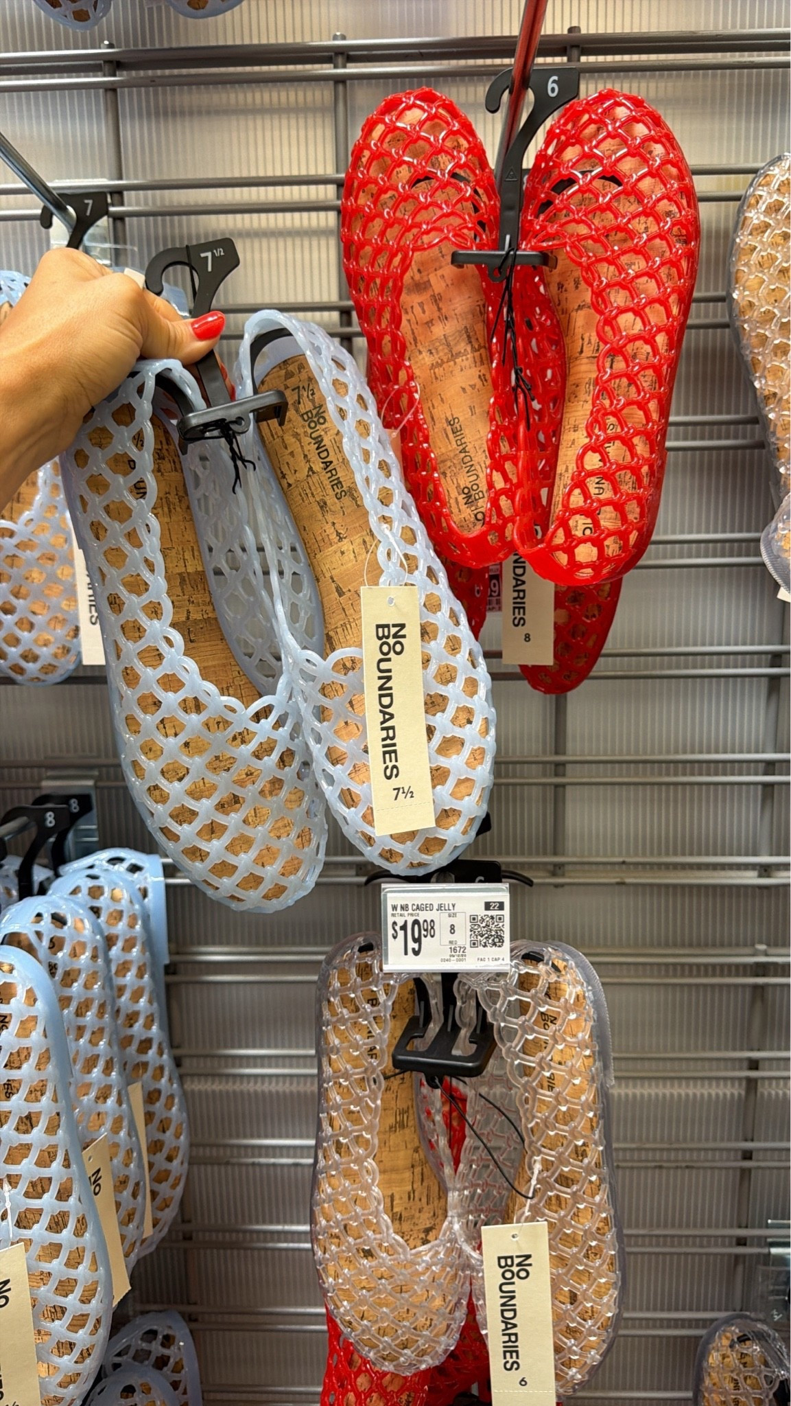 The viral jelly shoes are finally on sale at Walmart! 🤩 I couldn’t leave without sharing these because they’re one of the biggest trending shoes this summer. They come in the cutest colors, are so comfortable, and they’re perfect for the pool, beach, lake days, or just throwing on with a casual outfit.

Run before your size is gone! 🛒✨

#WalmartDeals #WalmartFinds #JellyShoes #SummerShoes #WalmartFashion #AffordableStyle #TrendingFinds #BudgetFashion #SummerStyle #LTKFinds #WalmartMustHaves #FashionFinds