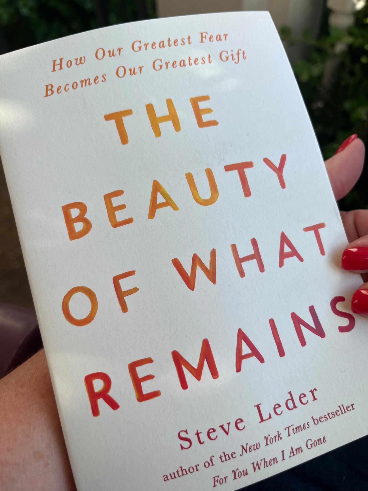 The most beautiful read for anyone going through loss or wanting to live fully. 

#LTKWatchNow #LTKFamily #LTKHome