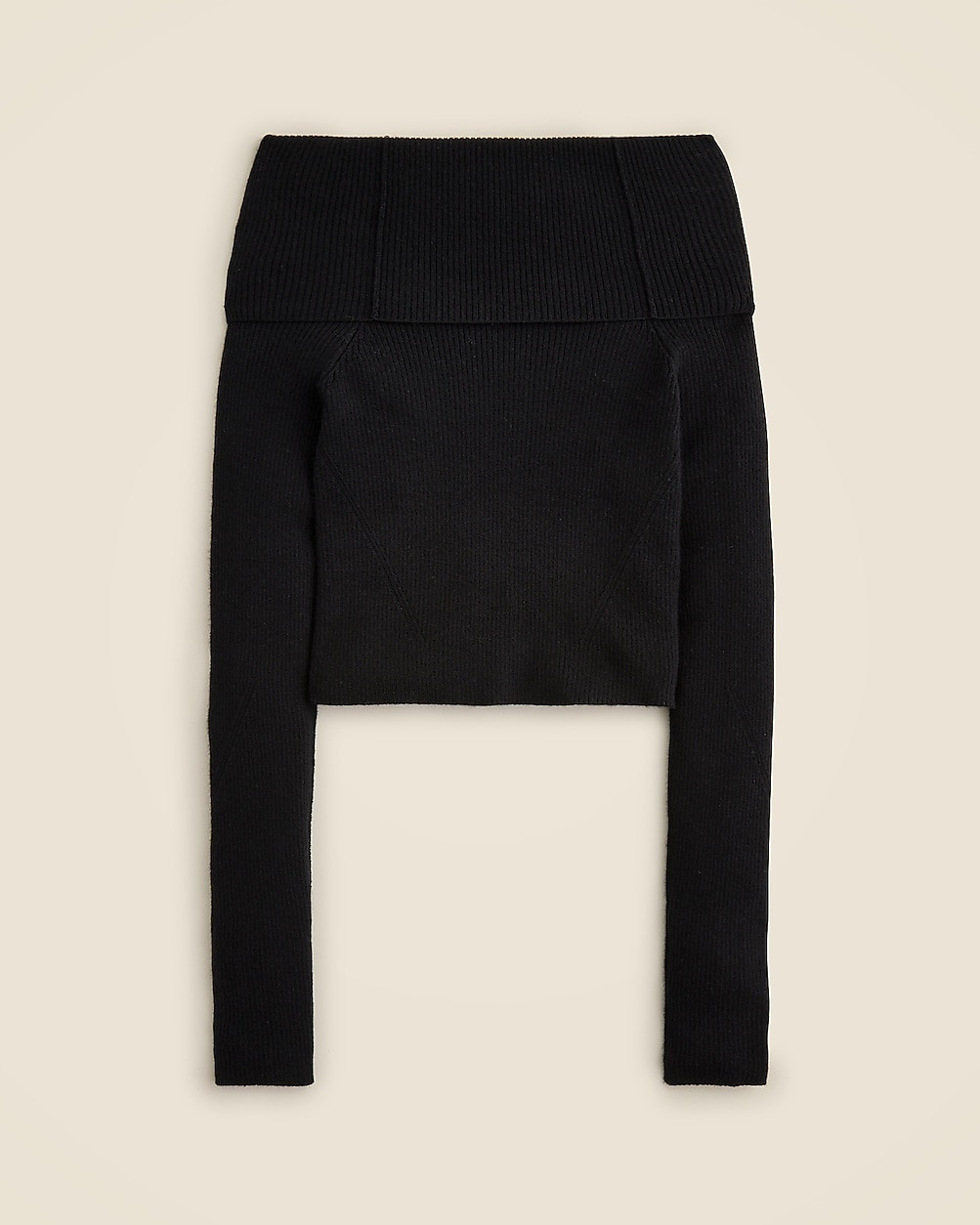 Limited-edition Anna October© X J.Crew featherweight cashmere off-the-shoulder top | J. Crew US