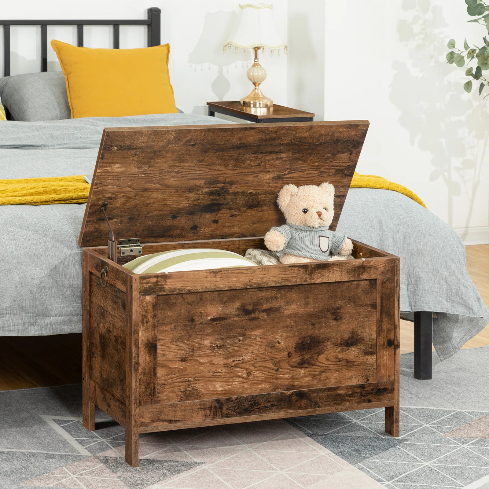Storage Bench with Flip Top Blanket Chest | Wayfair North America