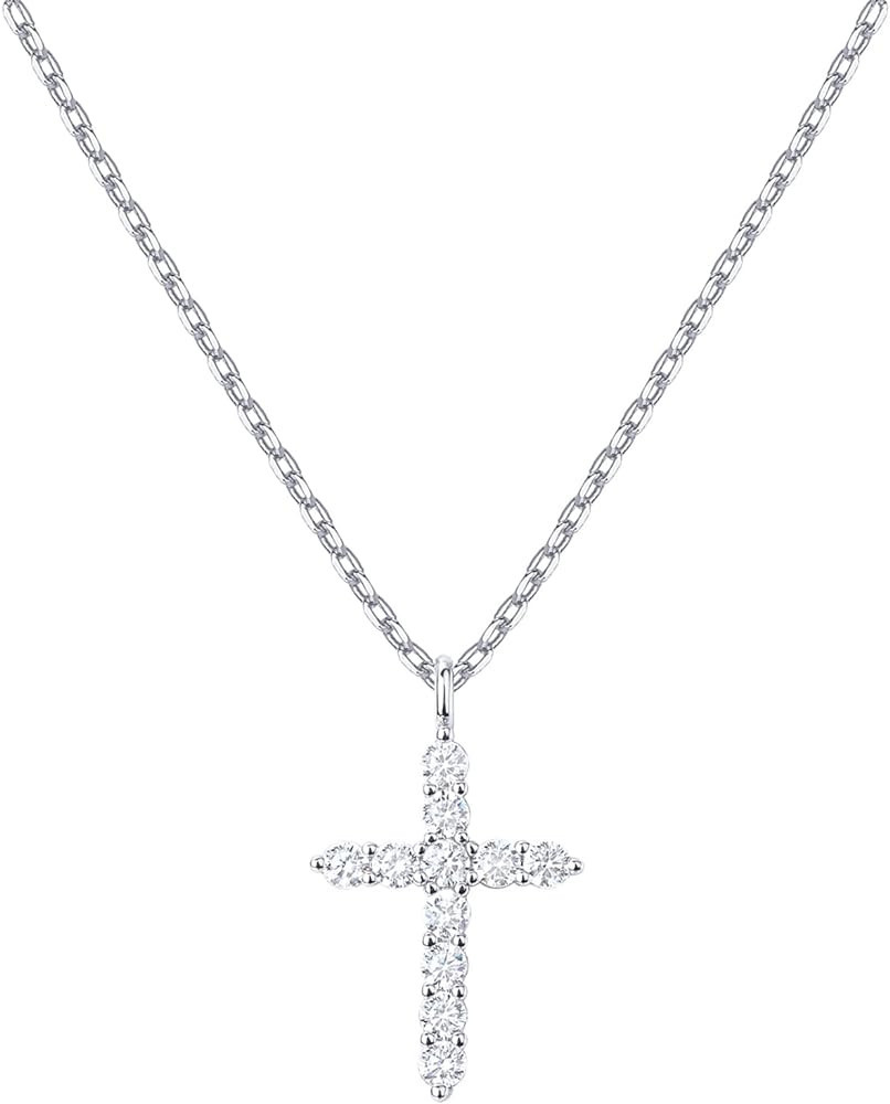 PAVOI 14K Gold Plated Cross Necklace for Women | Cross Pendant | Gold Necklaces for Women | Amazon (US)