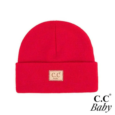 C.C Unisex Knit Baby Beanie Red | Walmart (US)