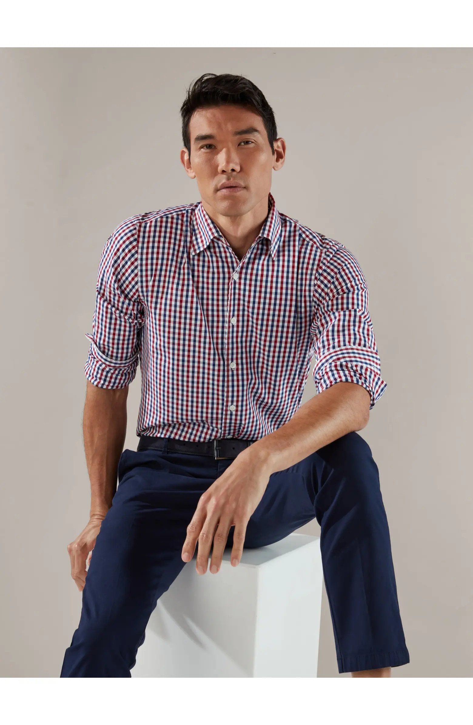 Robert Talbott Morgan Large Check Shirt | Nordstrom | Nordstrom